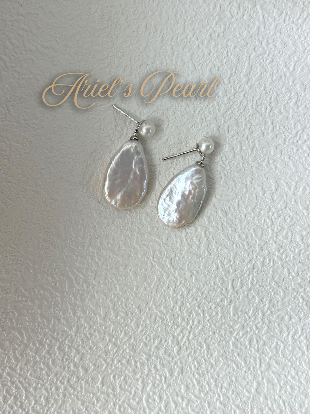 Baroque Pearl Drop Stud Earrings – Freshwater Pearls, S925 Sterling Silver