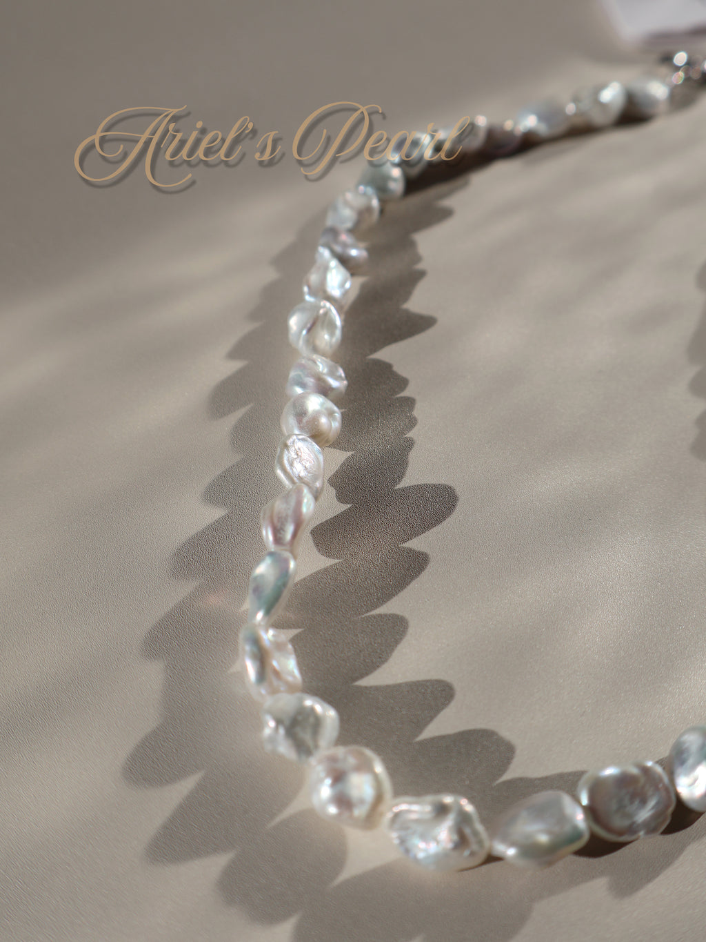 Baroque Freshwater Pearl Necklace – Natural Baroque Pearls, Adjustable Length