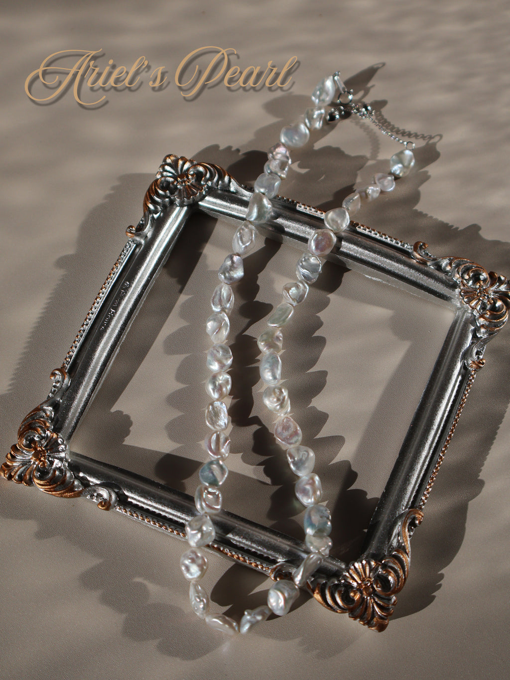 Baroque Freshwater Pearl Necklace – Natural Baroque Pearls, Adjustable Length