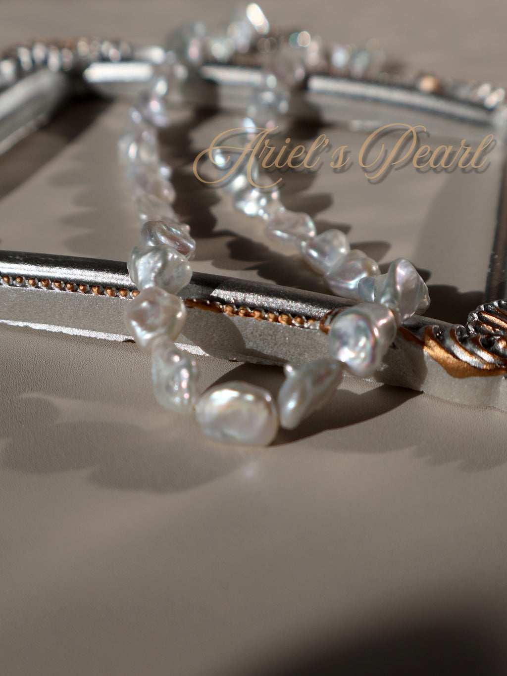 Baroque Freshwater Pearl Necklace – Natural Baroque Pearls, Adjustable Length