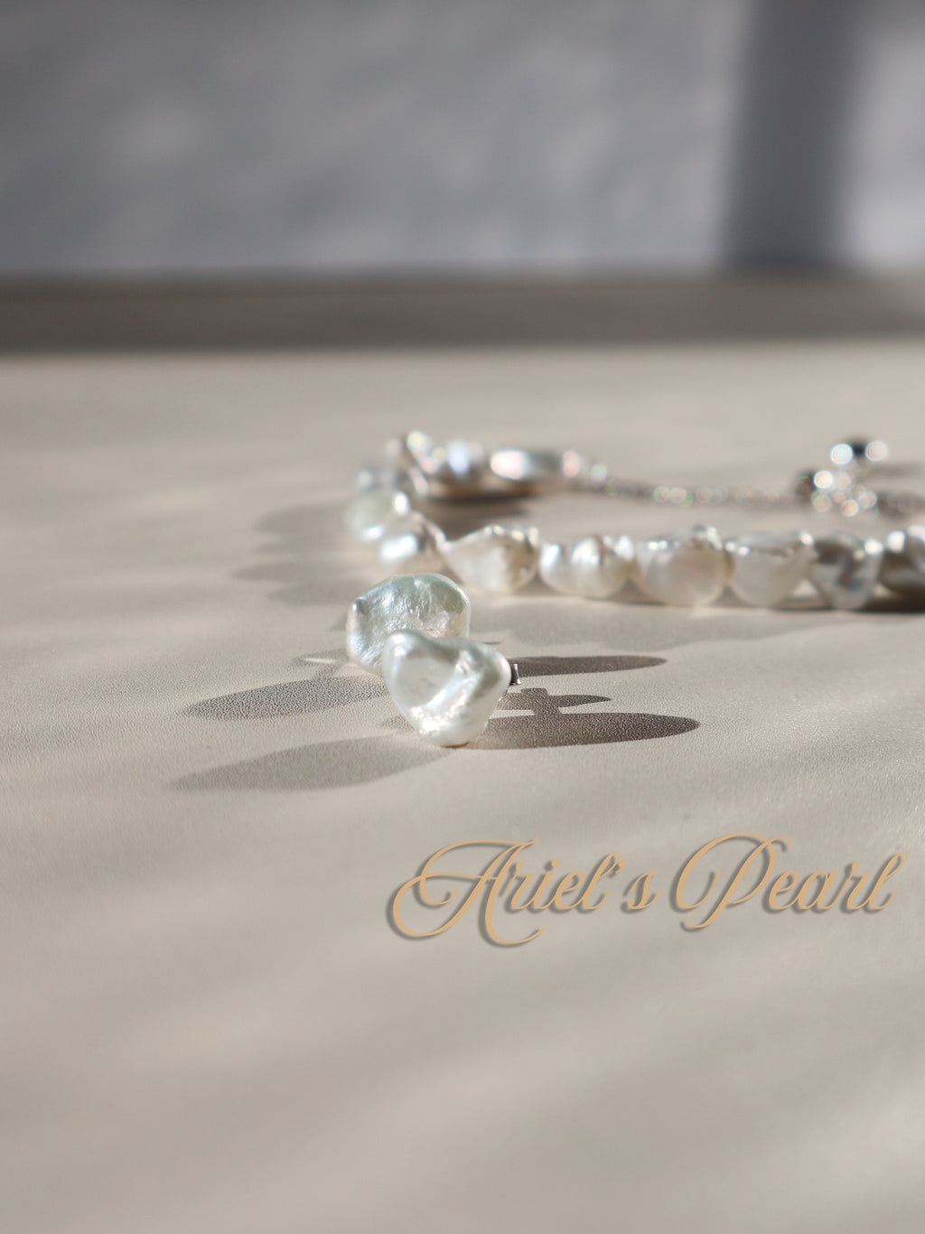 Small Sculpted Pearl Stud Earrings – Baroque Pearls in S925 Sterling Silver