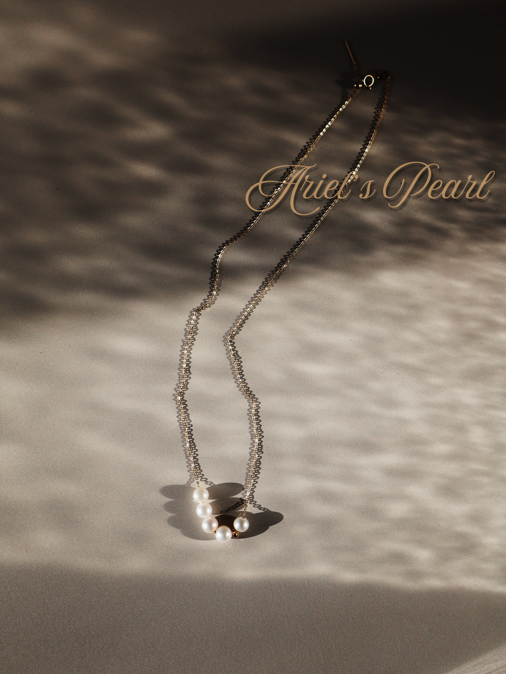 Pearl Bar Necklace – Freshwater Pearls in Sterling Silver