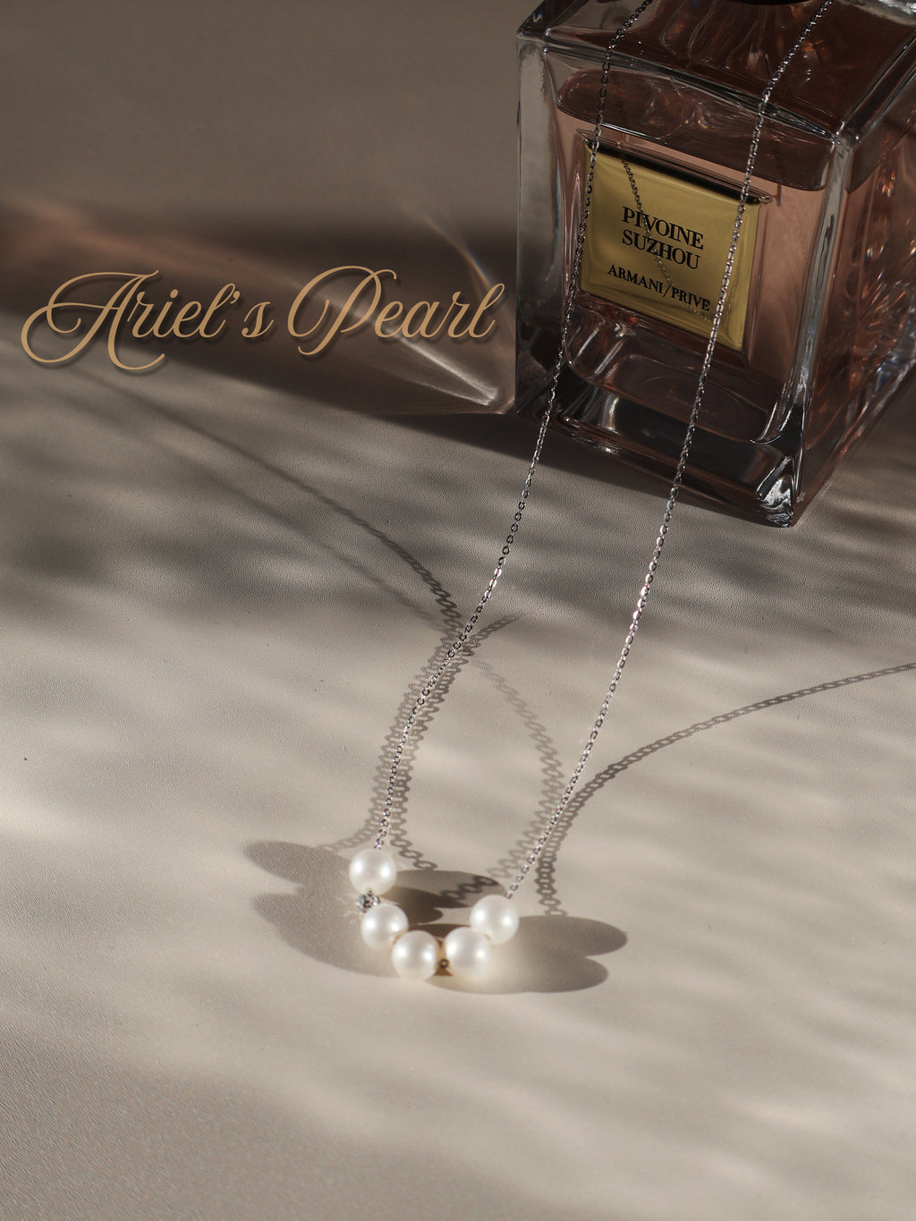 Pearl Bar Necklace – Freshwater Pearls in Sterling Silver