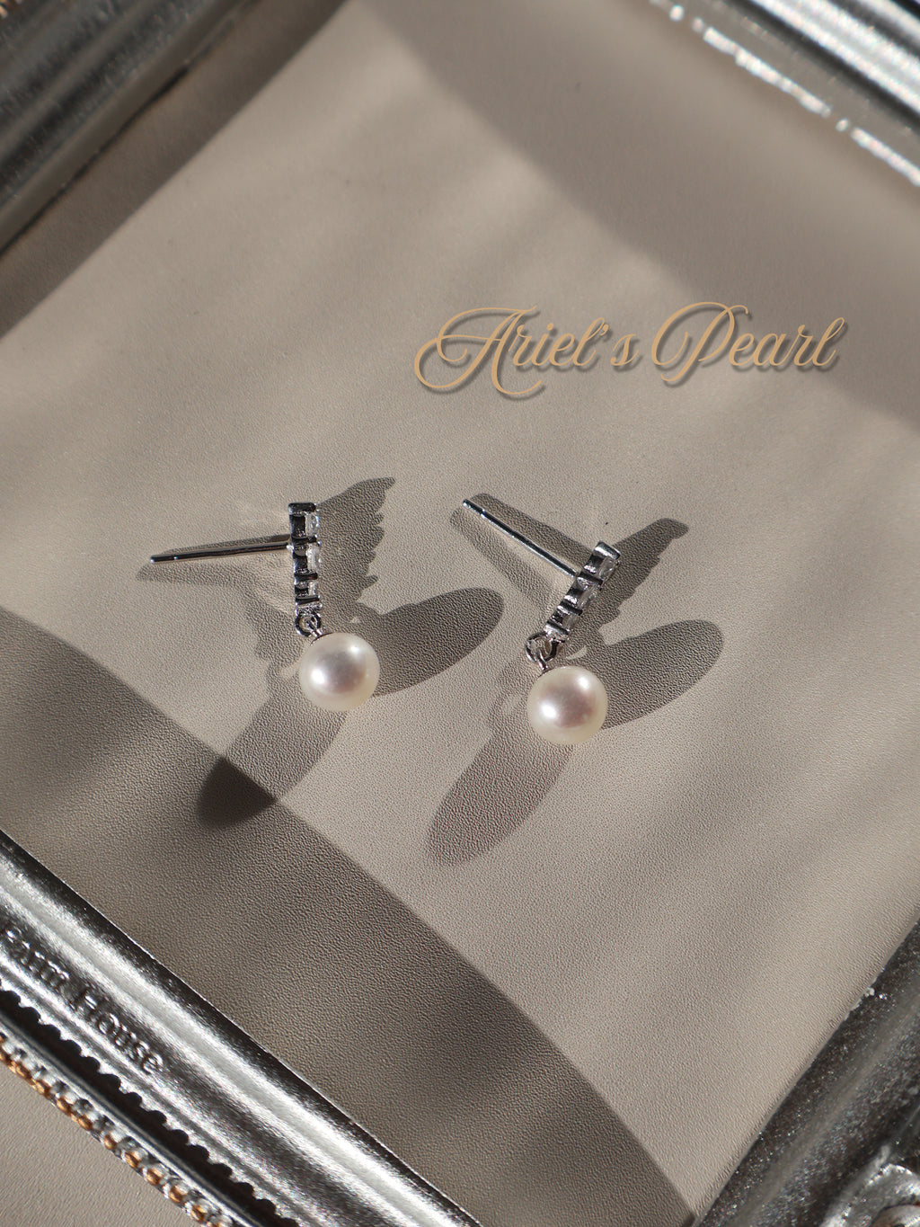 Classic Pearl Drop Earrings – Freshwater Pearls, Sterling Silver Jewelry