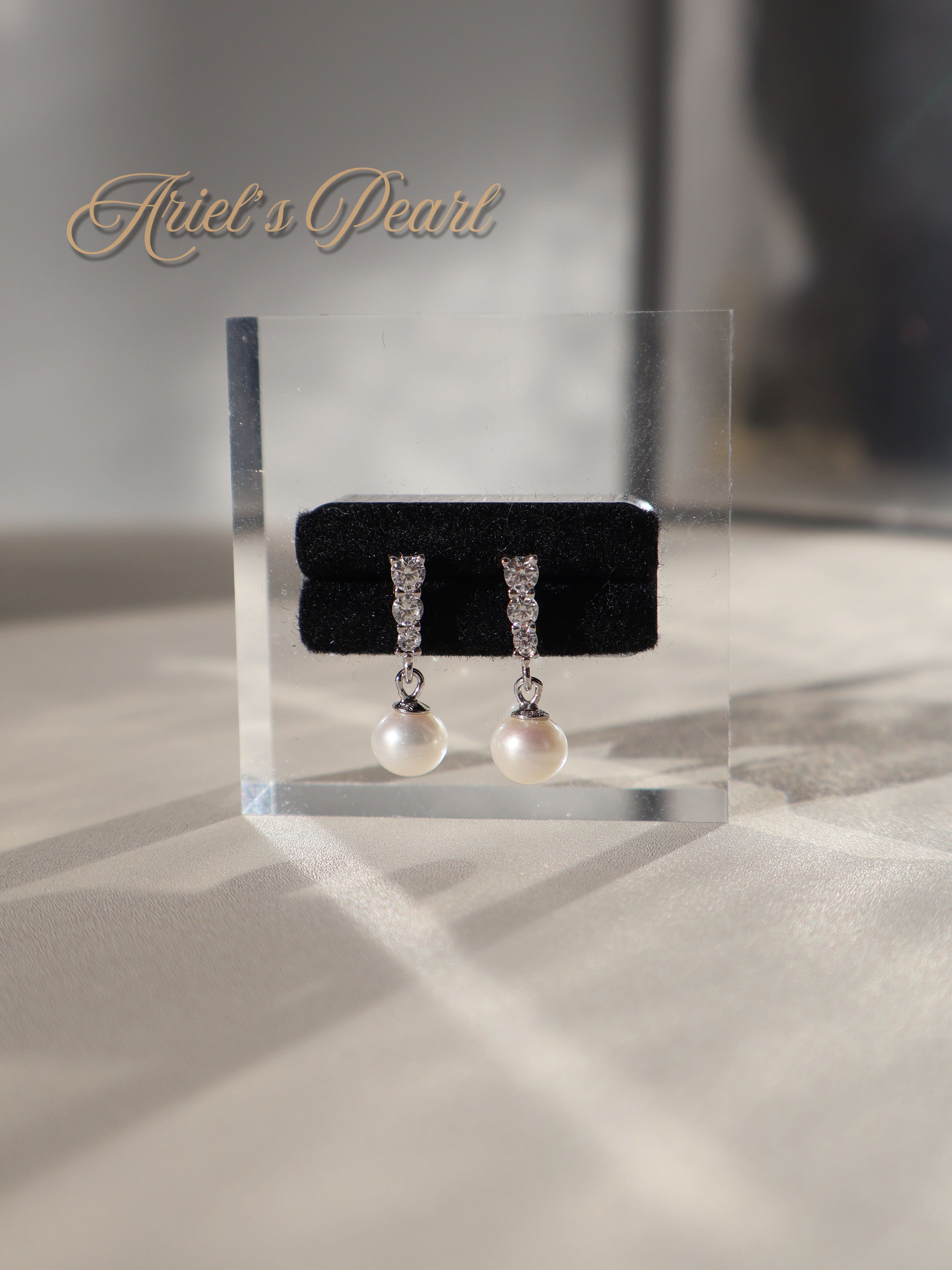 Classic Pearl Drop Earrings – Freshwater Pearls, Sterling Silver Jewelry