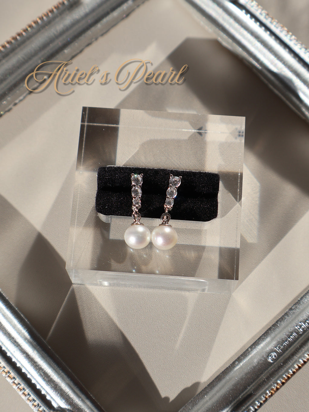 Classic Pearl Drop Earrings – Freshwater Pearls, Sterling Silver Jewelry