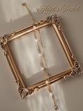 Layered Freshwater Pearl Bracelet - Sterling Silver Chain Bracelet